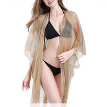 Tassel gold bikini cover